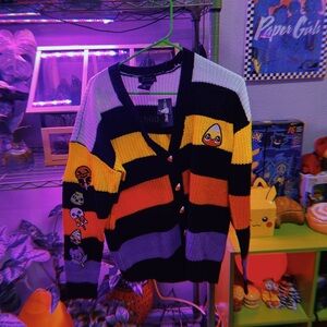 Hot Topic Sweet Society Halloween Embroidered Cardigan 👻🎃🍭✨